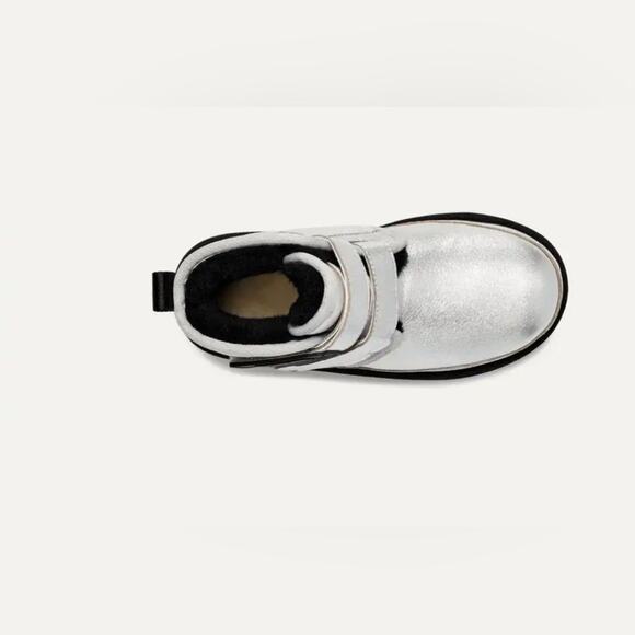 UGG Neumel Platform Leather Metalic Size 6 - Picture 2 of 4